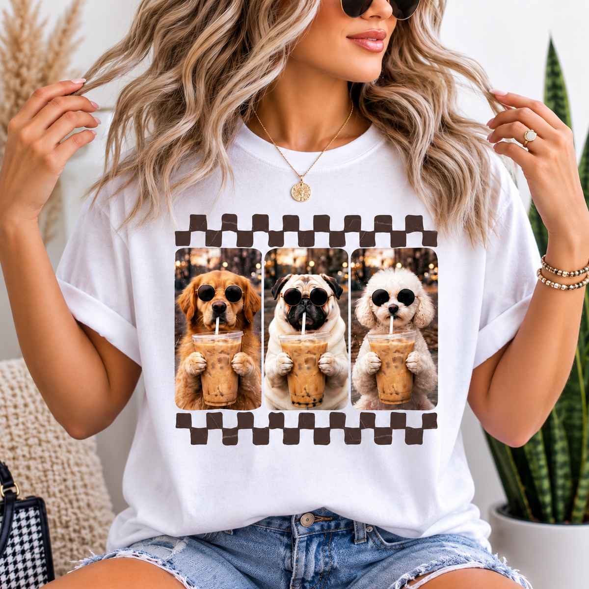 Dogs and Coffee | Adult Graphic Shirt, Sweatshirt & Hoodie
