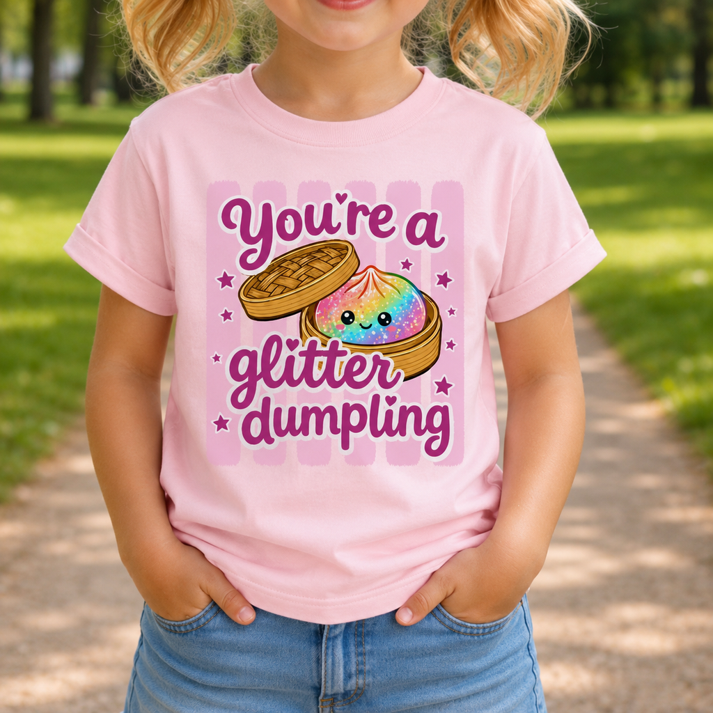 You’re a Glitter Dumpling|Kids Graphic T-Shirt, Sweatshirt & Hoodie