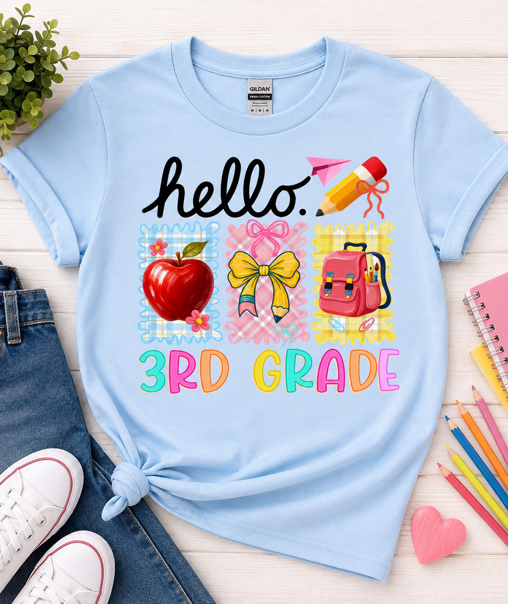 Back To School Third Grade | T-Shirts, Sweatshirt & Hoodie