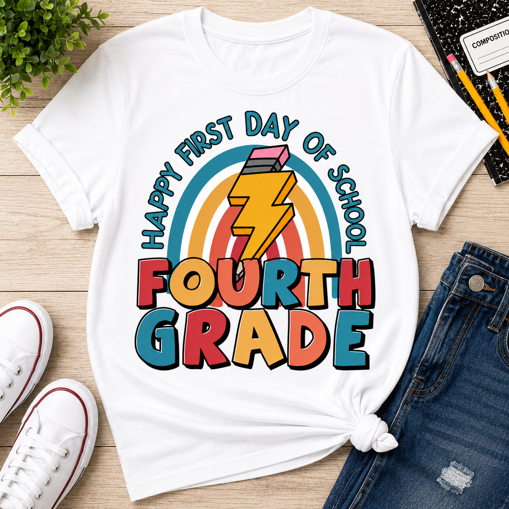 Back To School Fourth Grade | T-Shirts, Sweatshirt & Hoodie