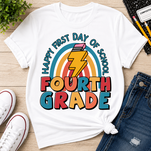 Back To School Fourth Grade | T-Shirts, Sweatshirt & Hoodie