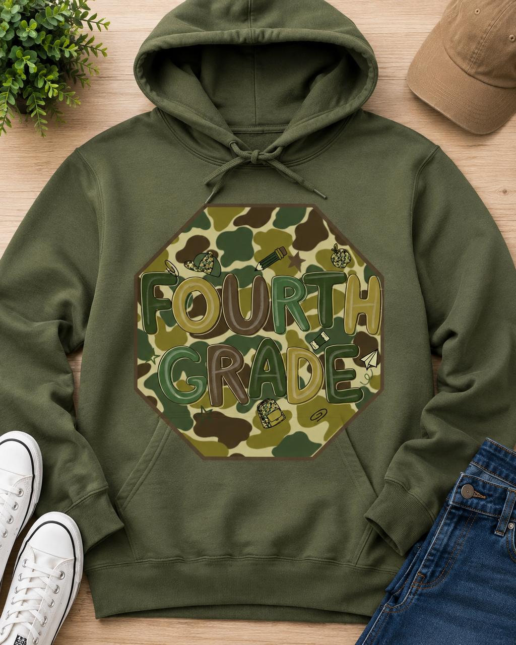 Back To School Fourth Grade| T-Shirts, Sweatshirt & Hoodie
