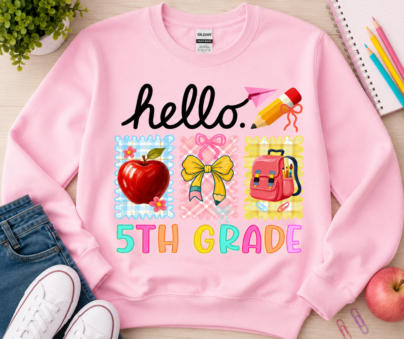 Back To School Fifth Grade | T-Shirts, Sweatshirt & Hoodie