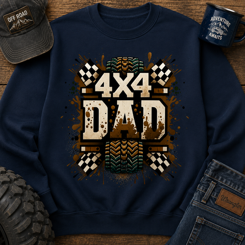 4x4 Dad | Adult Graphic Shirt, Sweatshirt & Hoodie
