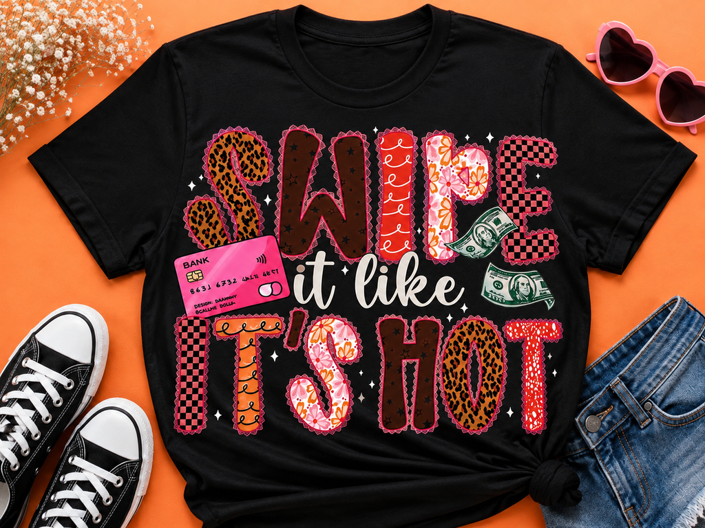 Swipe It Like It’s HOT | Adult Graphic Shirt, Sweatshirt & Hoodie