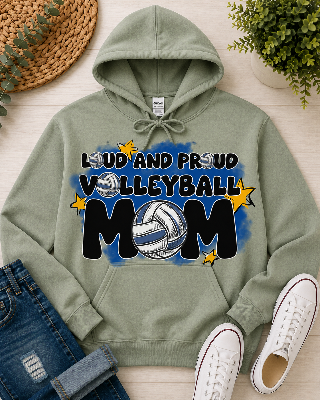 Volleyball Mom | Adult Graphic Shirt, Sweatshirt & Hoodie