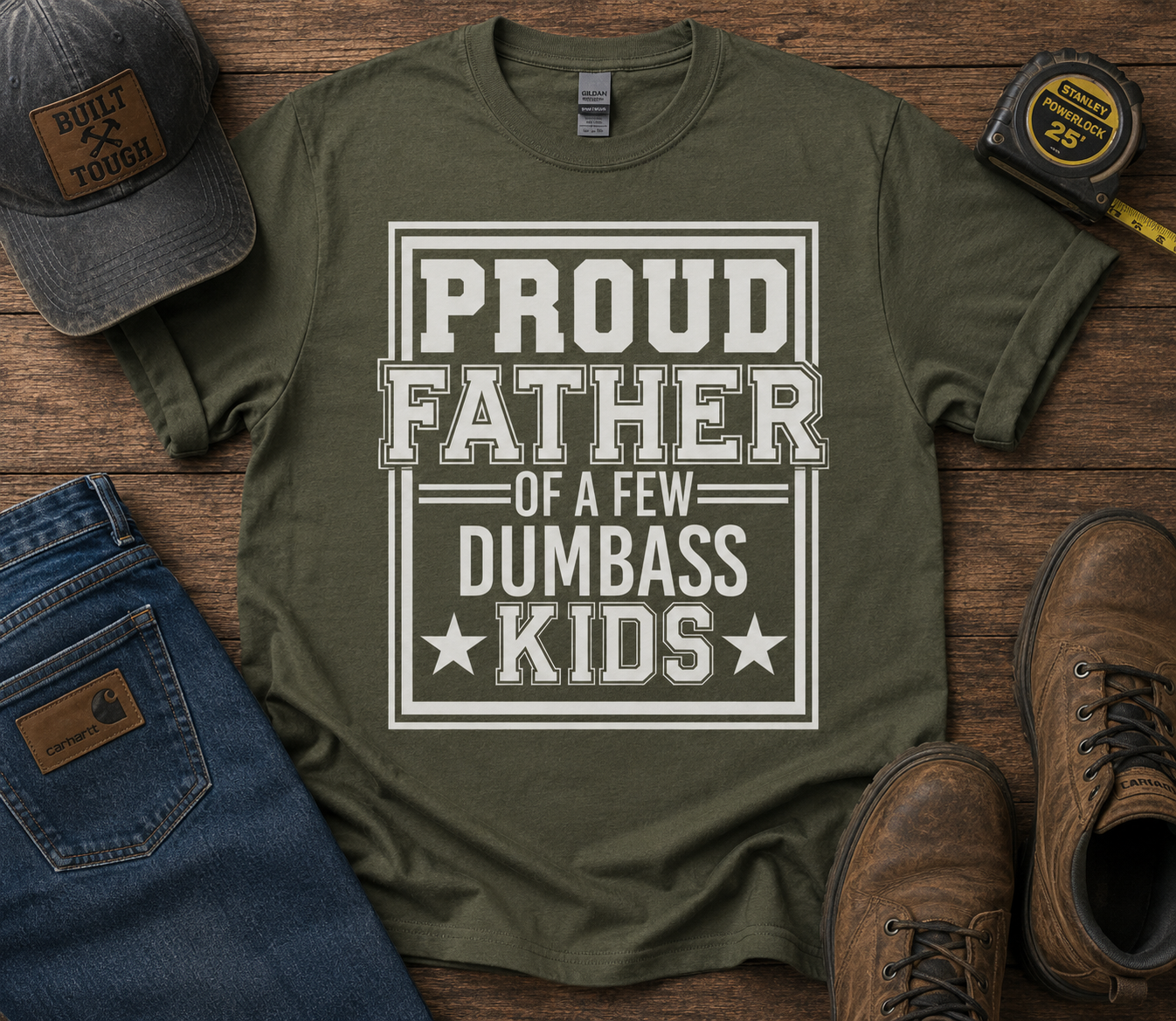 Proud Father  | Adult Graphic Shirt, Sweatshirt & Hoodie