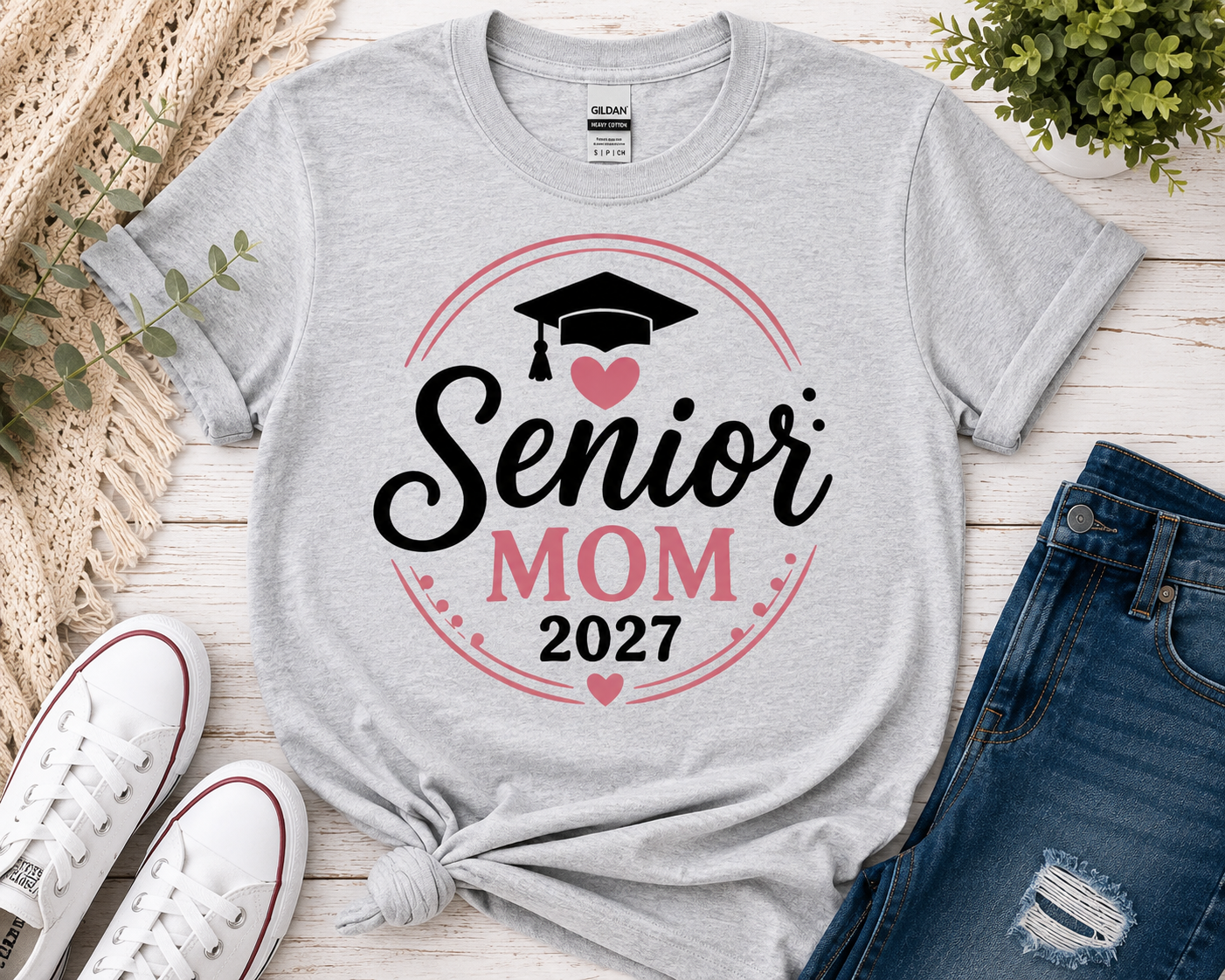 Senior Mom 2027 | T-Shirts, Sweatshirt & Hoodie