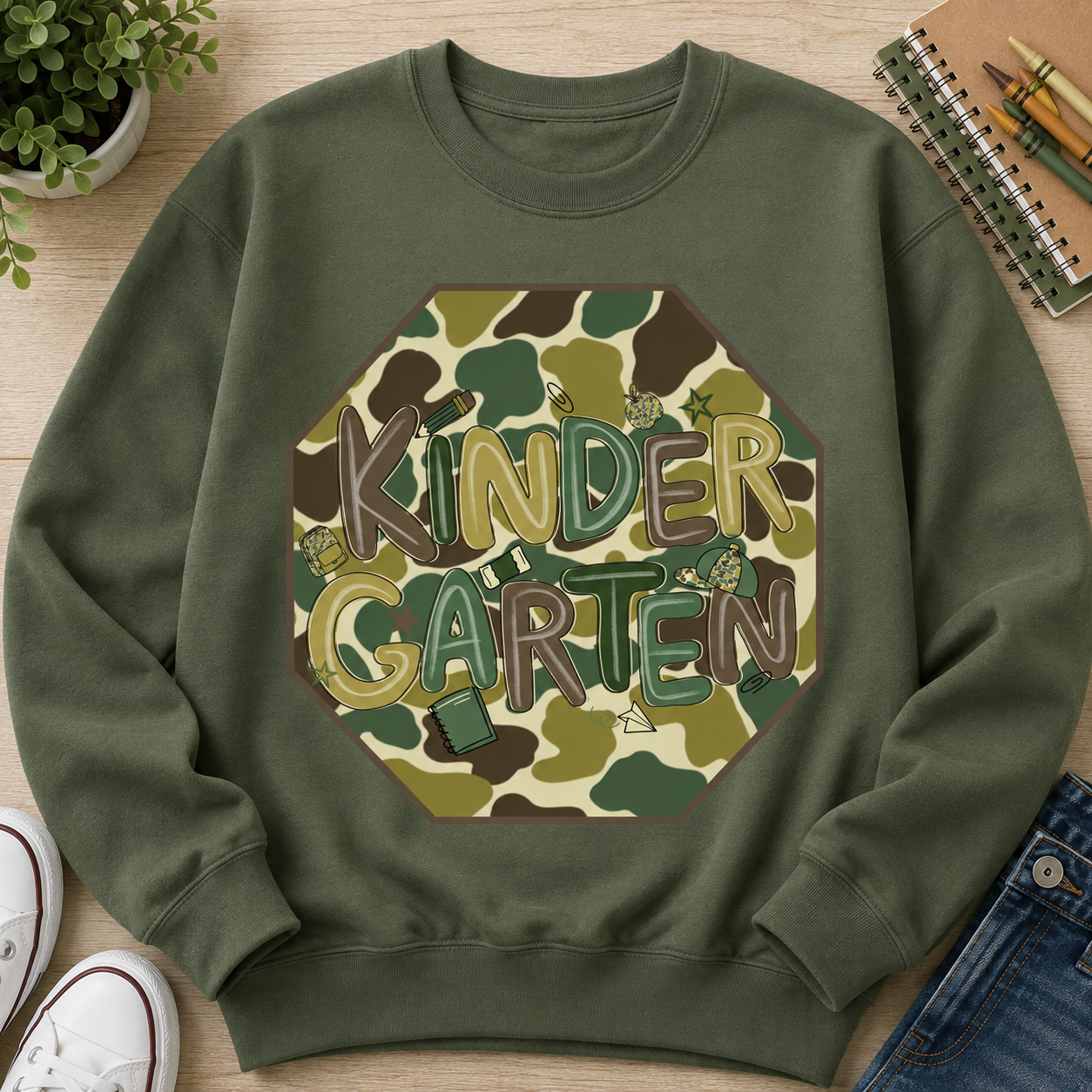 Back To School Kindergarten Grade| T-Shirts, Sweatshirt & Hoodie
