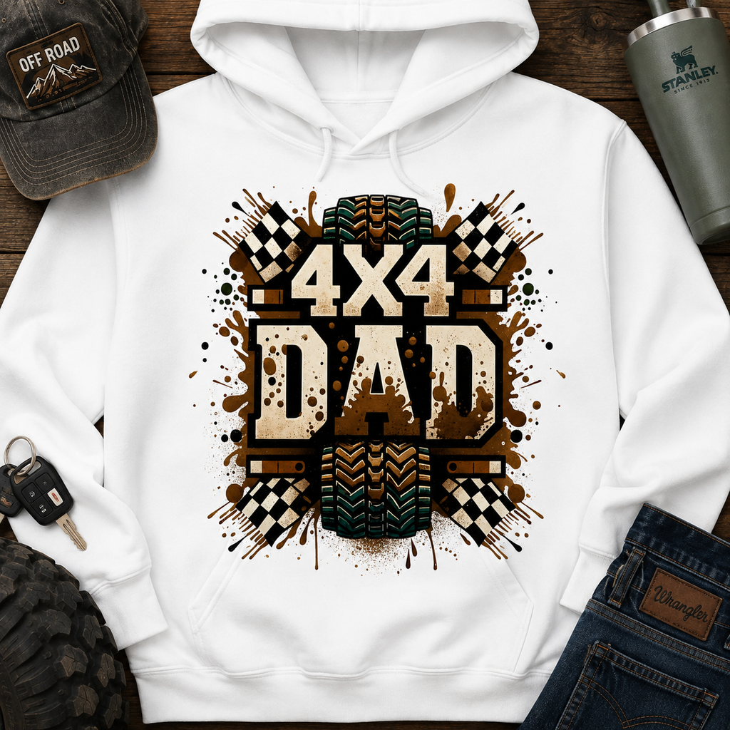 4x4 Dad | Adult Graphic Shirt, Sweatshirt & Hoodie