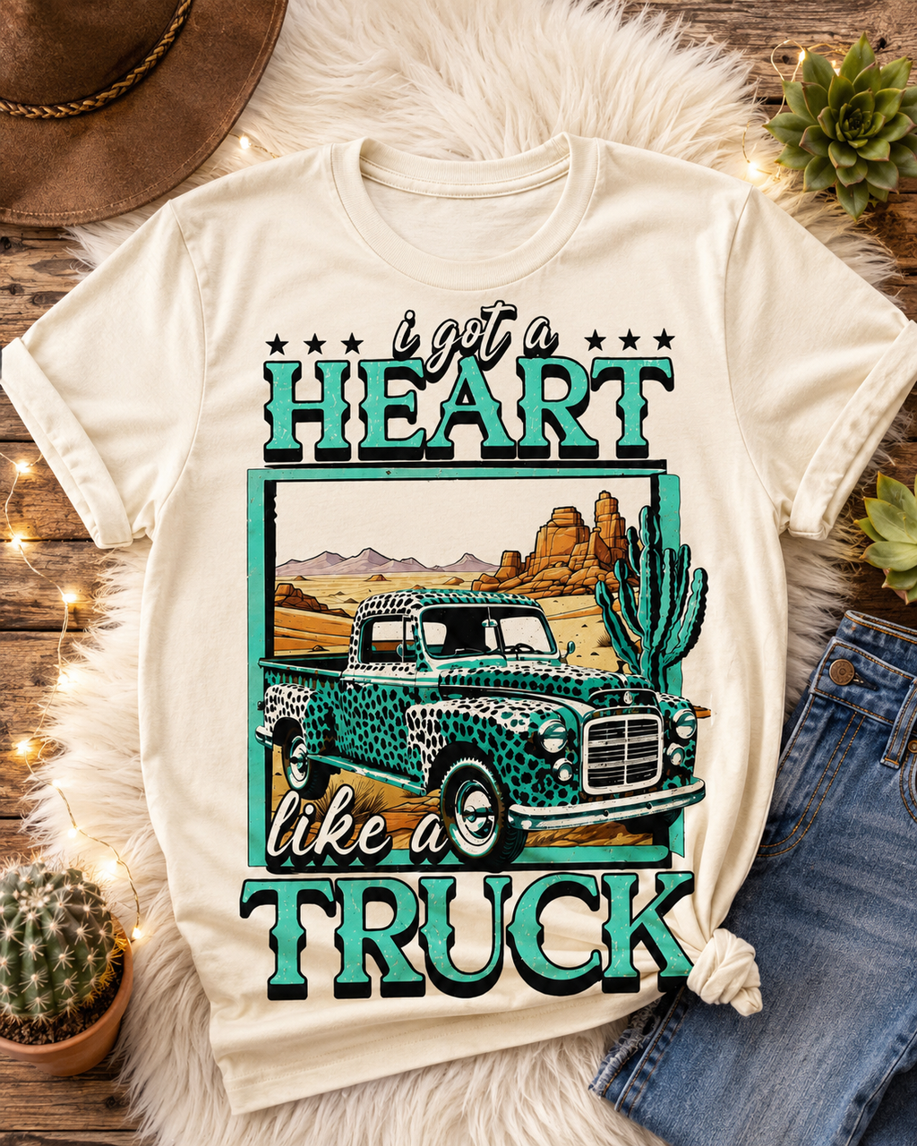 I Got A Heart Like A Truck| Kids Graphic T-Shirt, Sweatshirt & Hoodie
