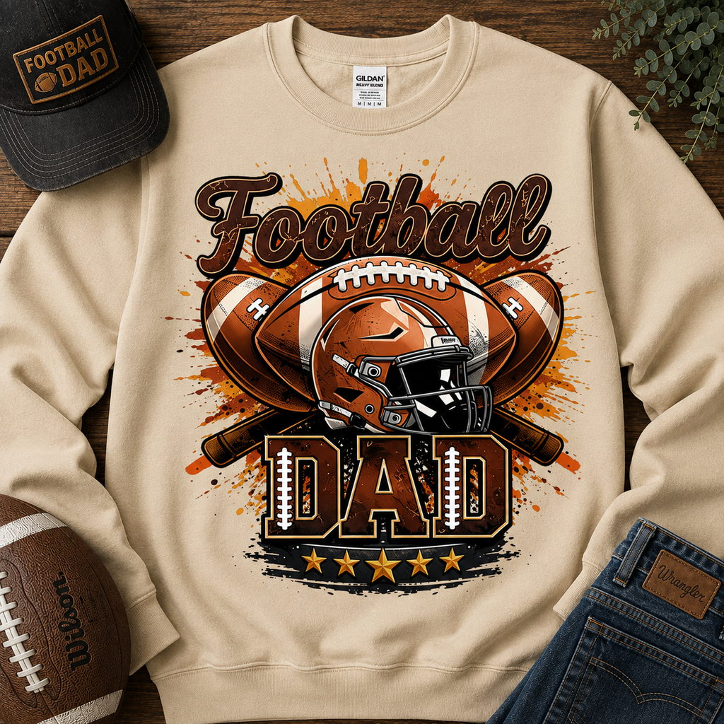 Football Dad | Adult Graphic Shirt, Sweatshirt & Hoodie