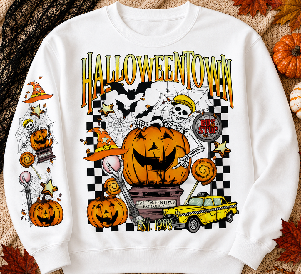 HalloweenTown | Adult Graphic Long Sleeve Shirt, Sweatshirt & Hoodie