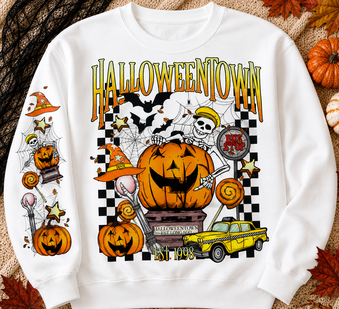 HalloweenTown | Adult Graphic Long Sleeve Shirt, Sweatshirt & Hoodie