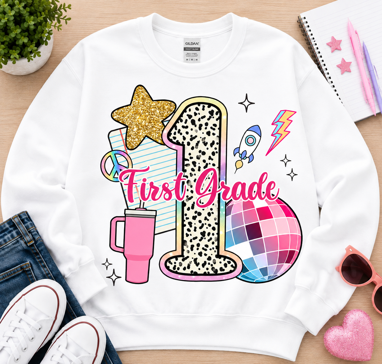 Back To School First Grade | T-Shirts, Sweatshirt & Hoodie