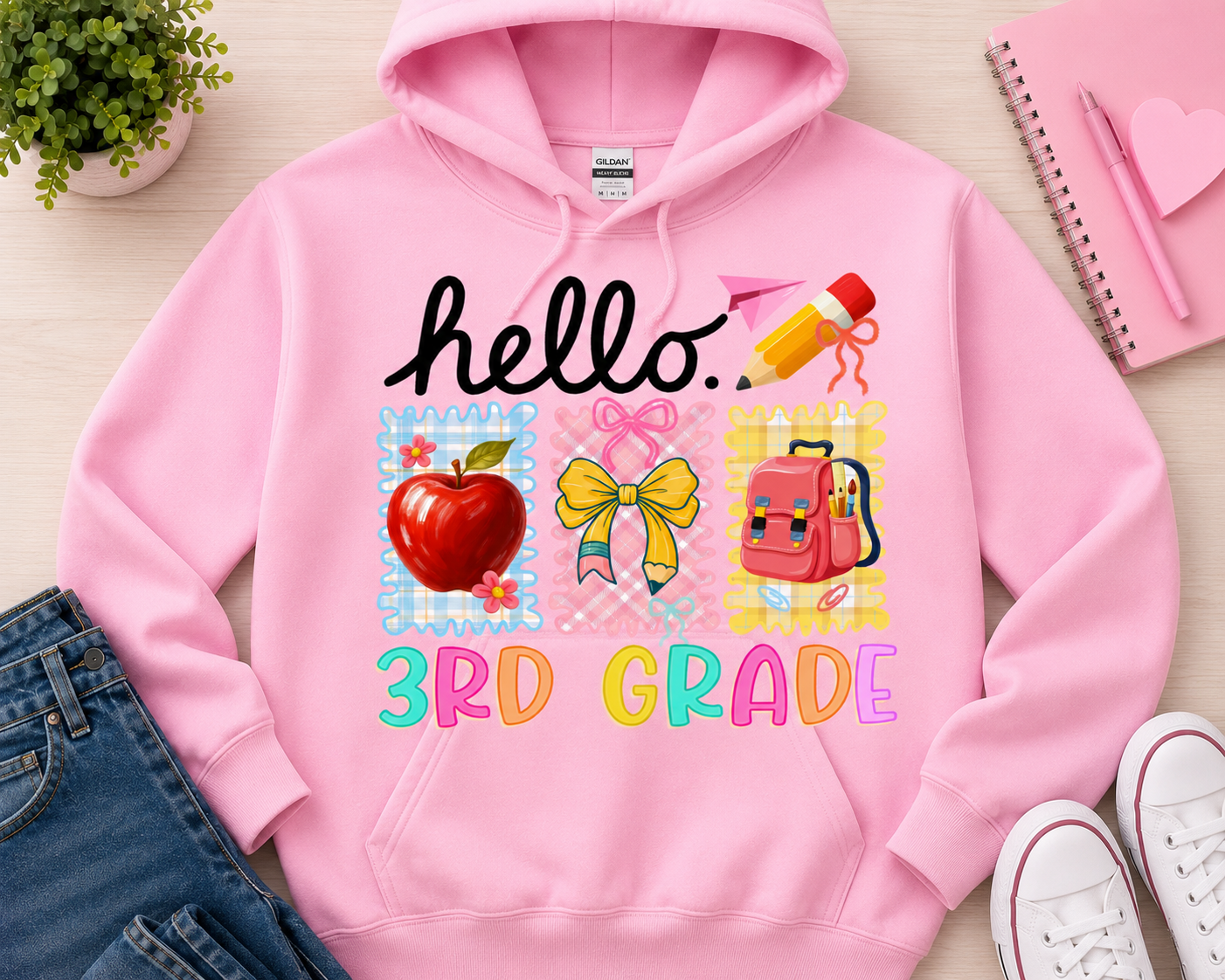 Back To School Third Grade | T-Shirts, Sweatshirt & Hoodie