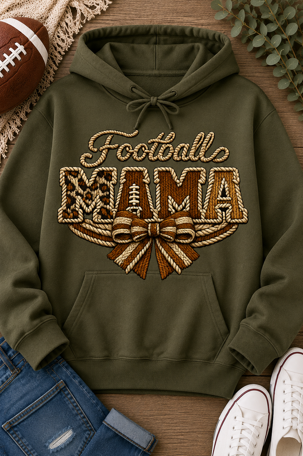 Football Mom | Adult Graphic Shirt, Sweatshirt & Hoodie