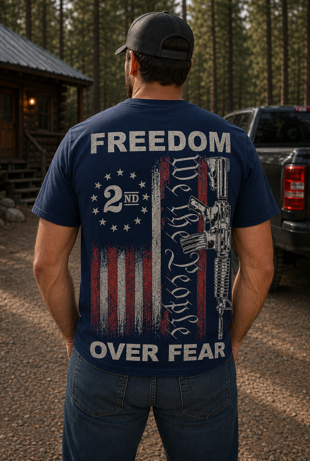 Freedom Over Fear | Adult Graphic Shirt, Sweatshirt & Hoodie