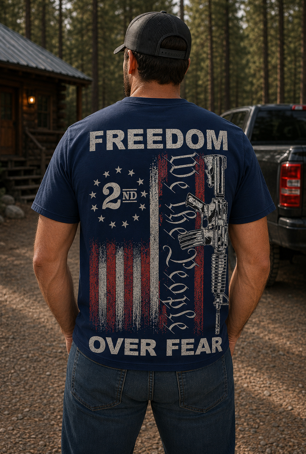 Freedom Over Fear | Adult Graphic Shirt, Sweatshirt & Hoodie
