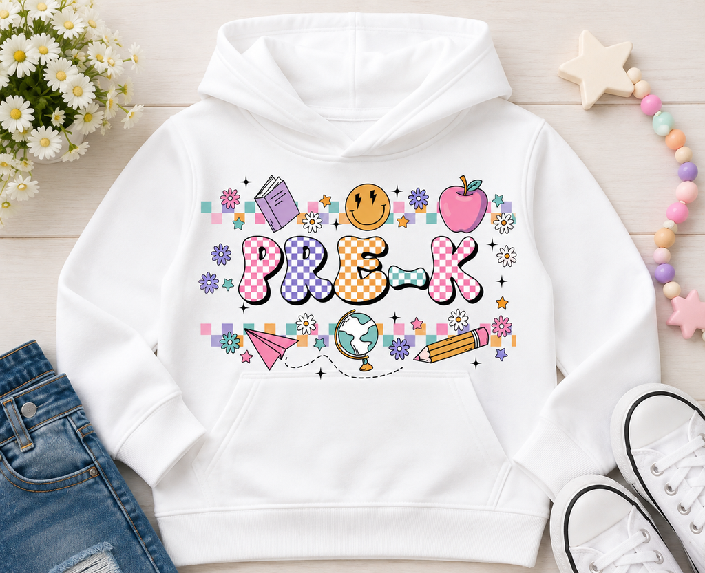 Back To School Pre-K Grade| T-Shirts, Sweatshirt & Hoodie