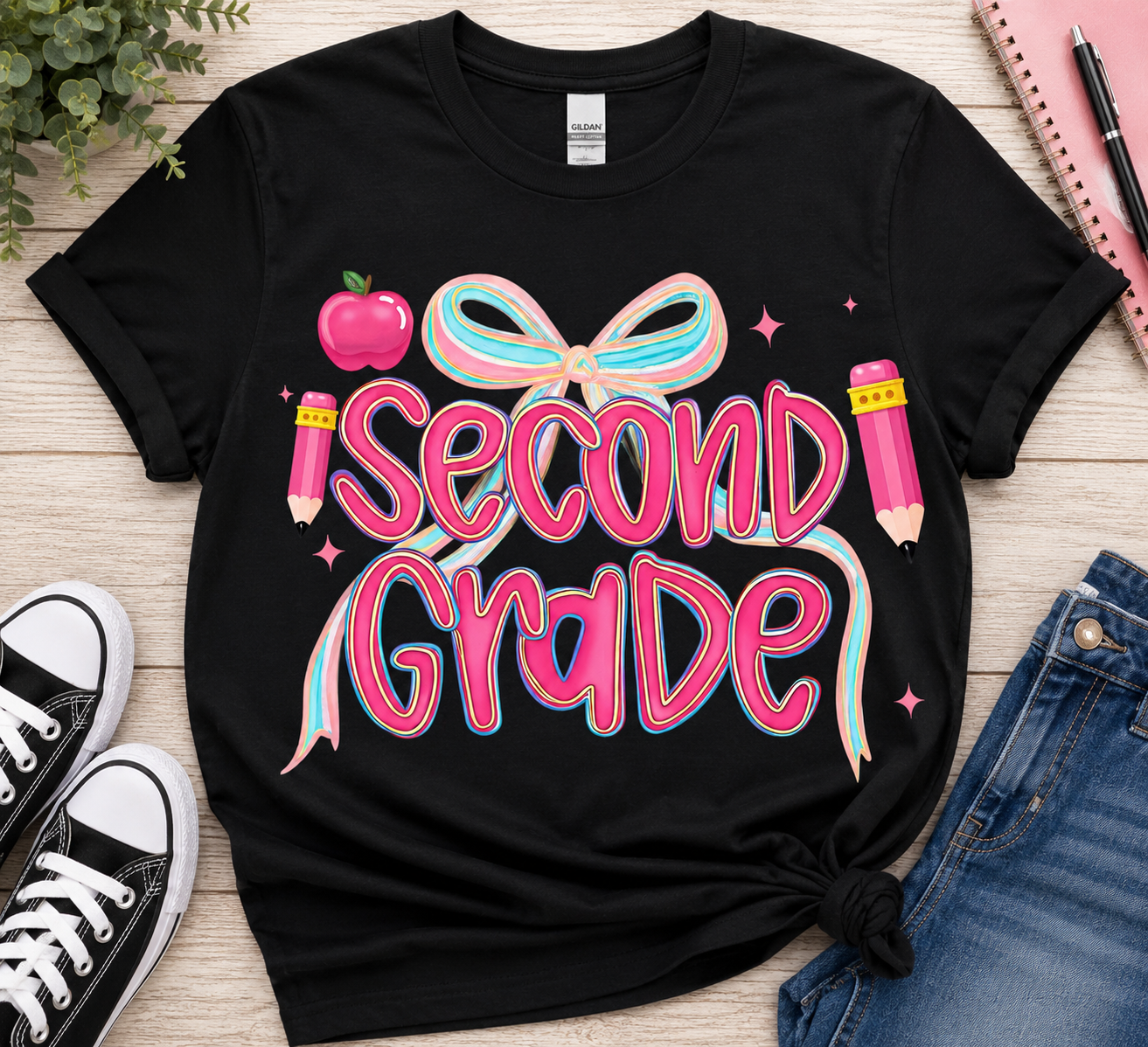 Back To School Second Grade | T-Shirts, Sweatshirt & Hoodie