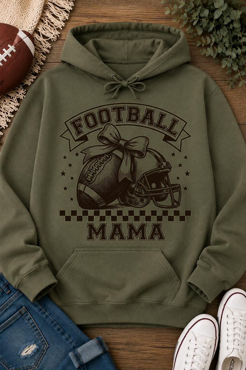 Football Mom | Adult Graphic Shirt, Sweatshirt & Hoodie