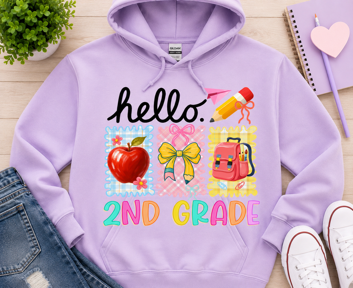 Back To School Second Grade | T-Shirts, Sweatshirt & Hoodie