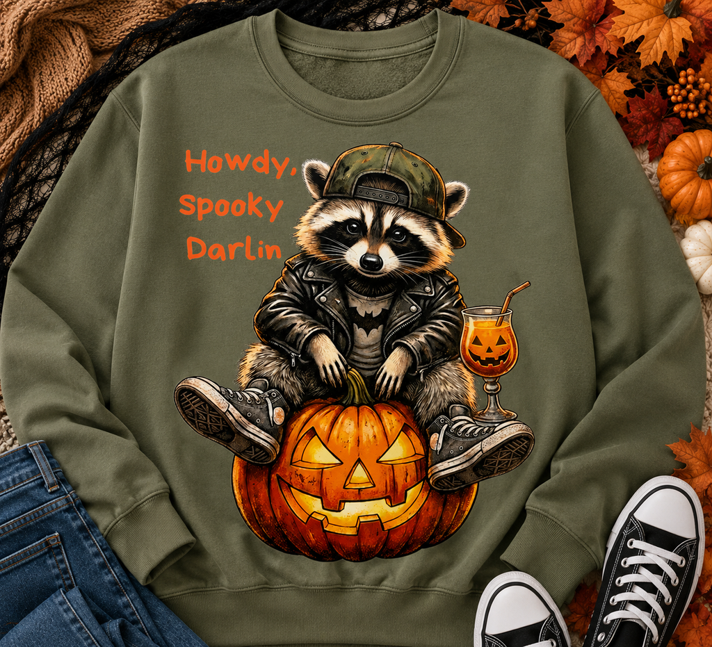 Howdy. Spooky. Darlin | Adult Graphic Shirt, Sweatshirt & Hoodie