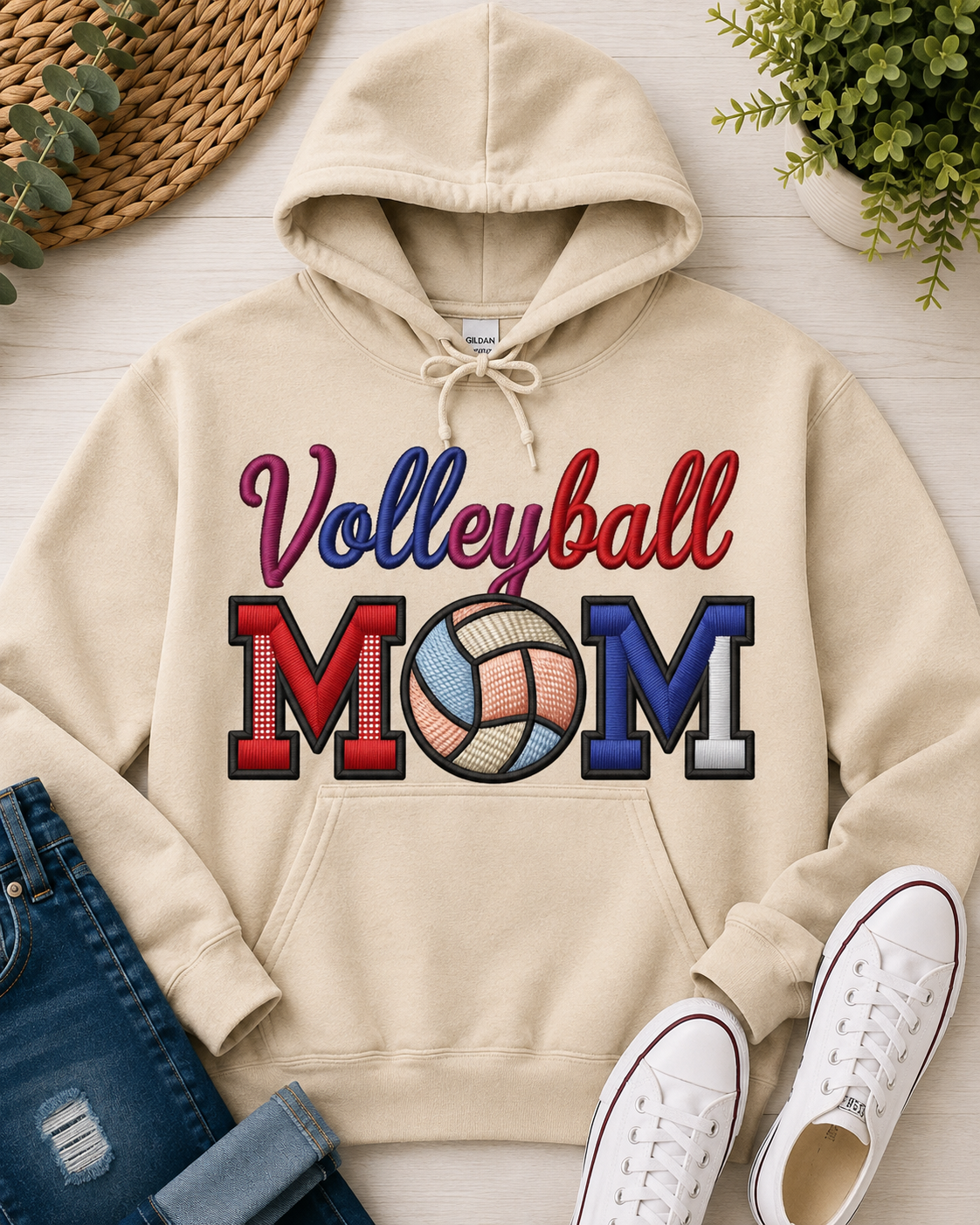 Volleyball Mom | Adult Graphic Shirt, Sweatshirt & Hoodie