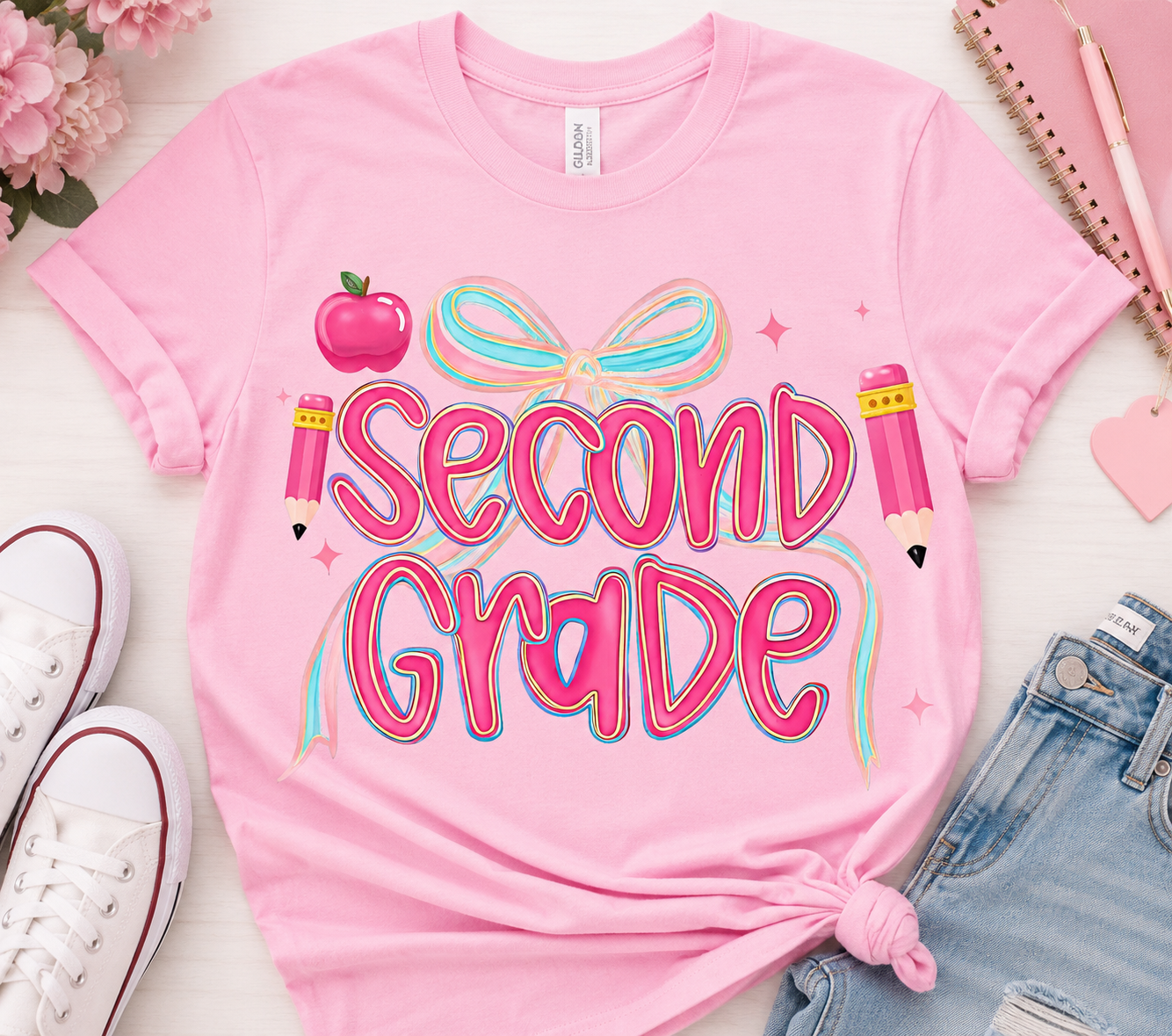 Back To School Second Grade | T-Shirts, Sweatshirt & Hoodie
