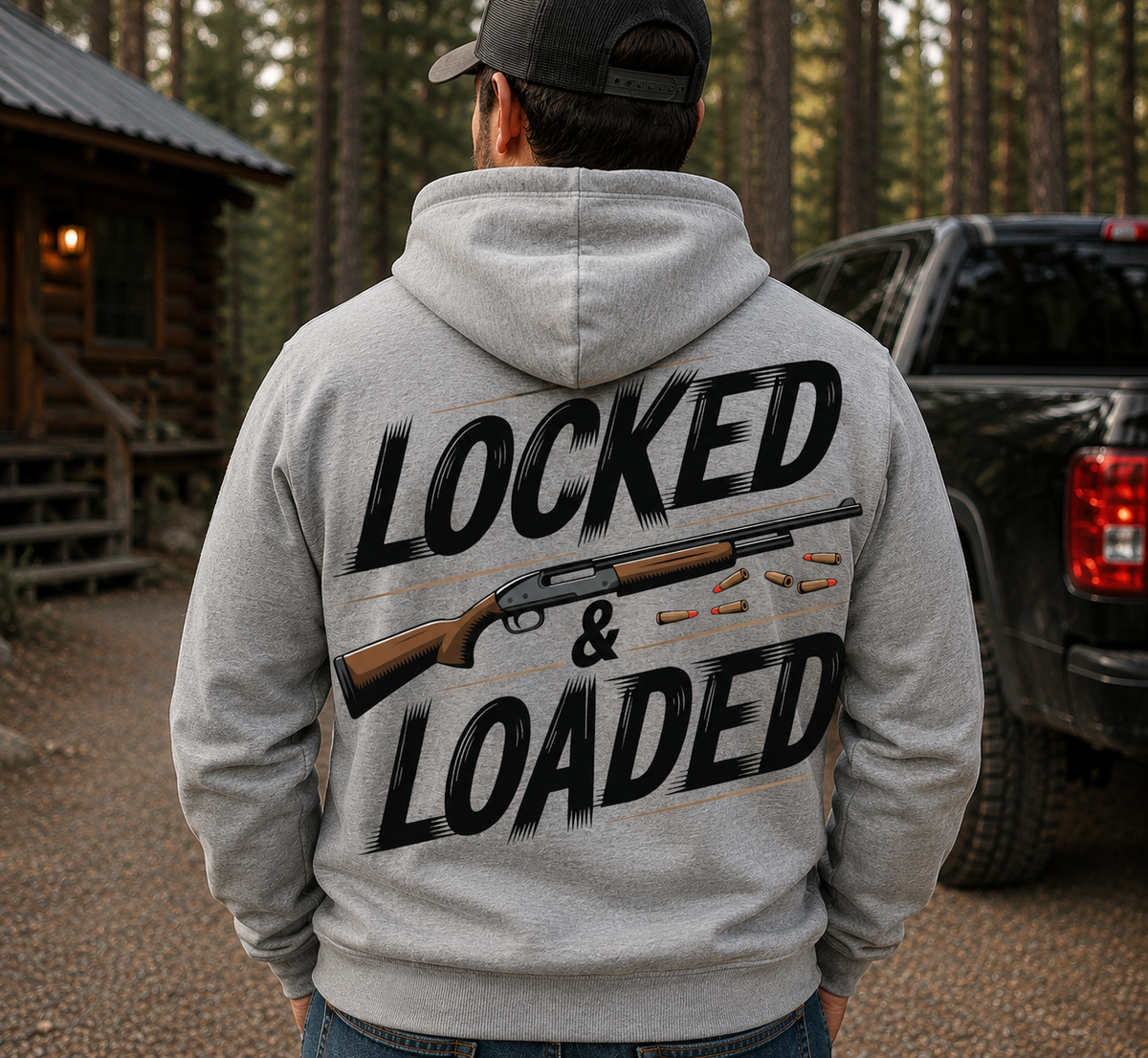 Locked And Loaded | Adult Graphic Shirt, Sweatshirt & Hoodie