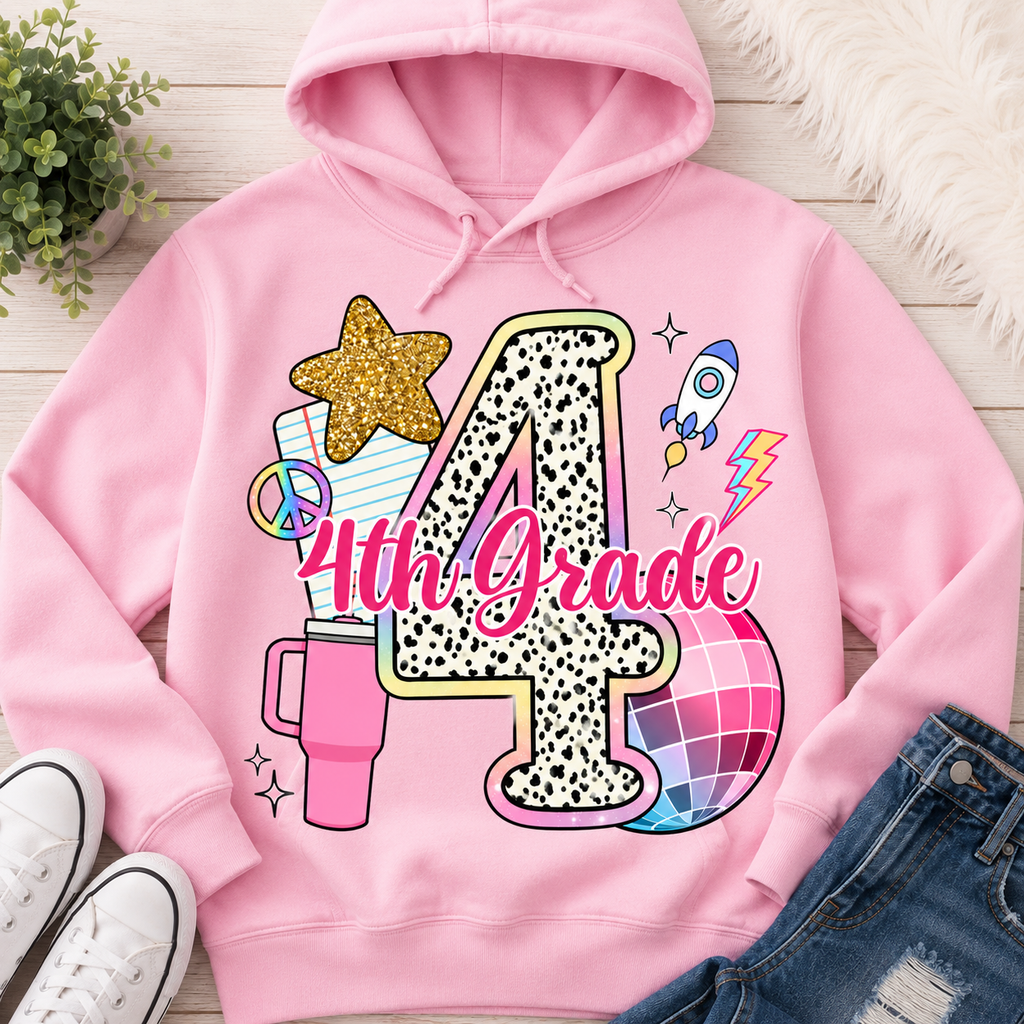 Back To School Fourth Grade | T-Shirts, Sweatshirt & Hoodie