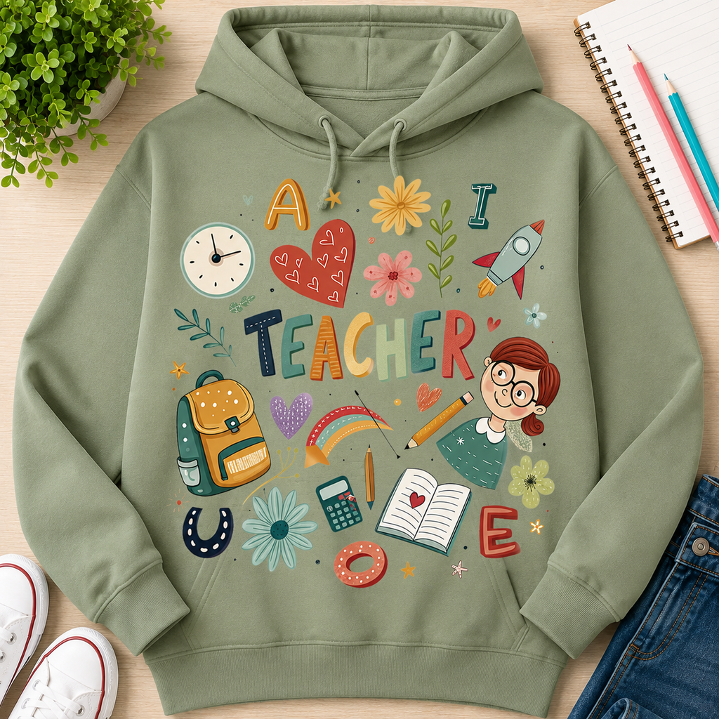 Teacher AEIOU | T-Shirts, Sweatshirt & Hoodie