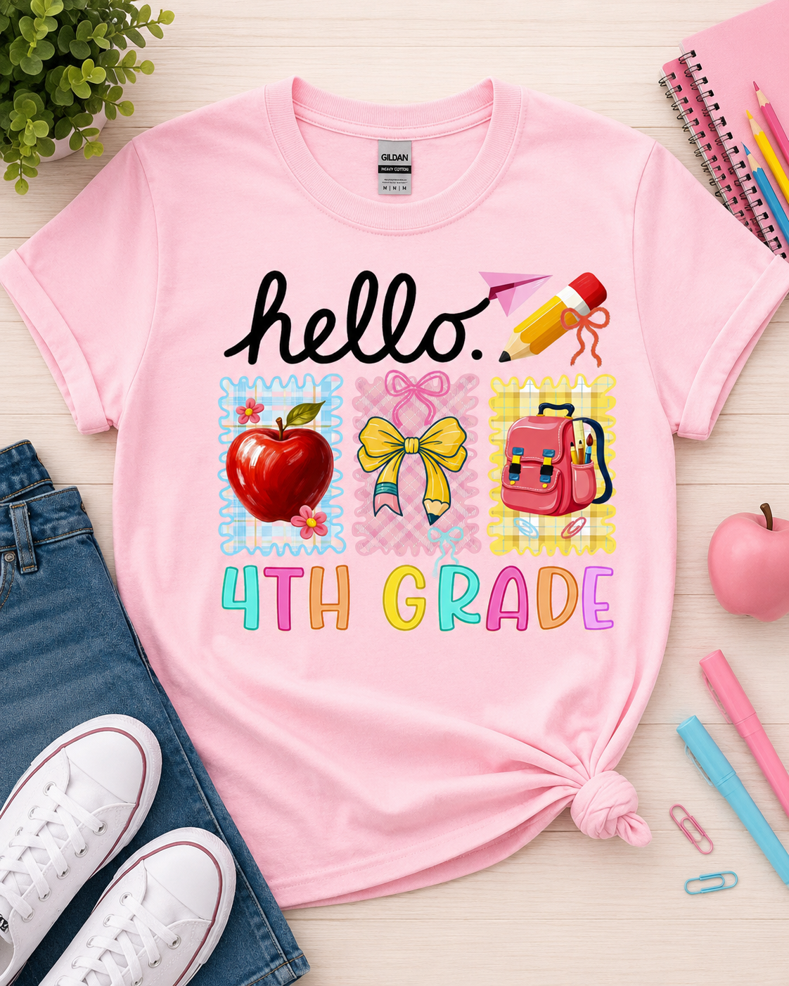 Back To School Fourth Grade | T-Shirts, Sweatshirt & Hoodie