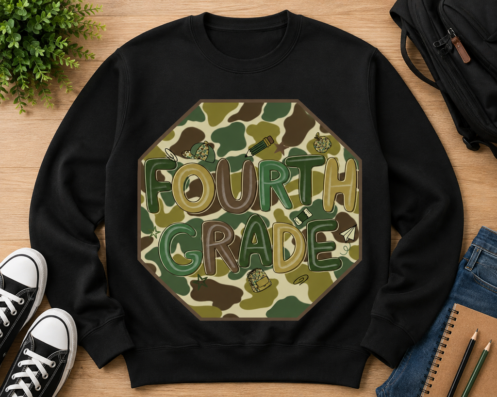 Back To School Fourth Grade| T-Shirts, Sweatshirt & Hoodie