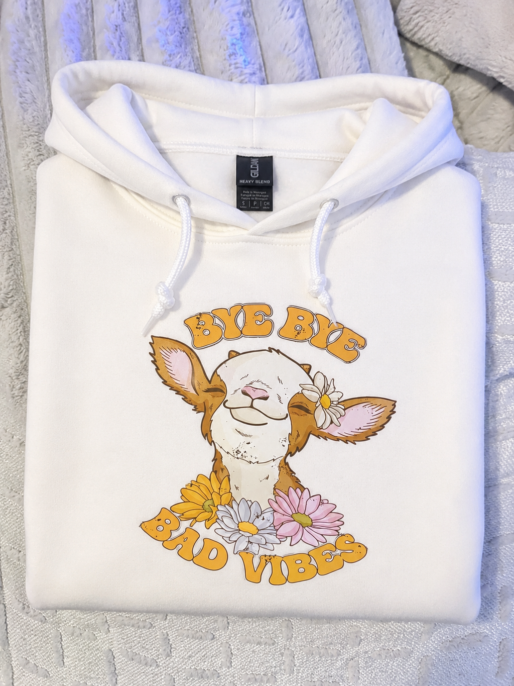 Bye Bye Bad Vibes|Kids Graphic T-Shirt, Sweatshirt & Hoodie