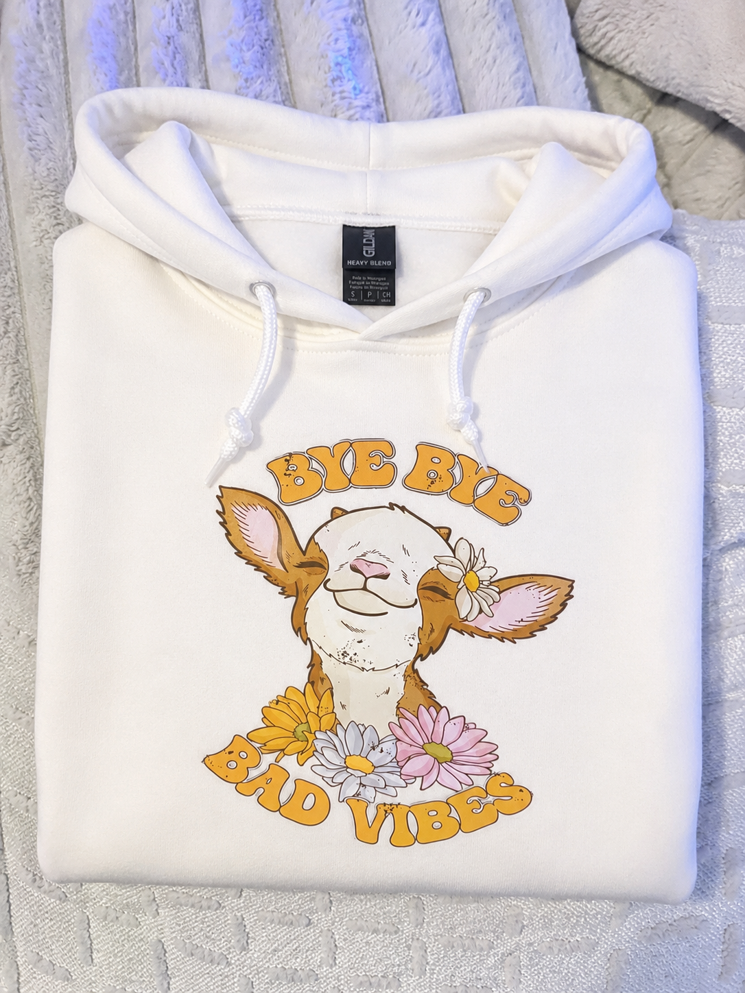 Bye Bye Bad Vibes|Kids Graphic T-Shirt, Sweatshirt & Hoodie