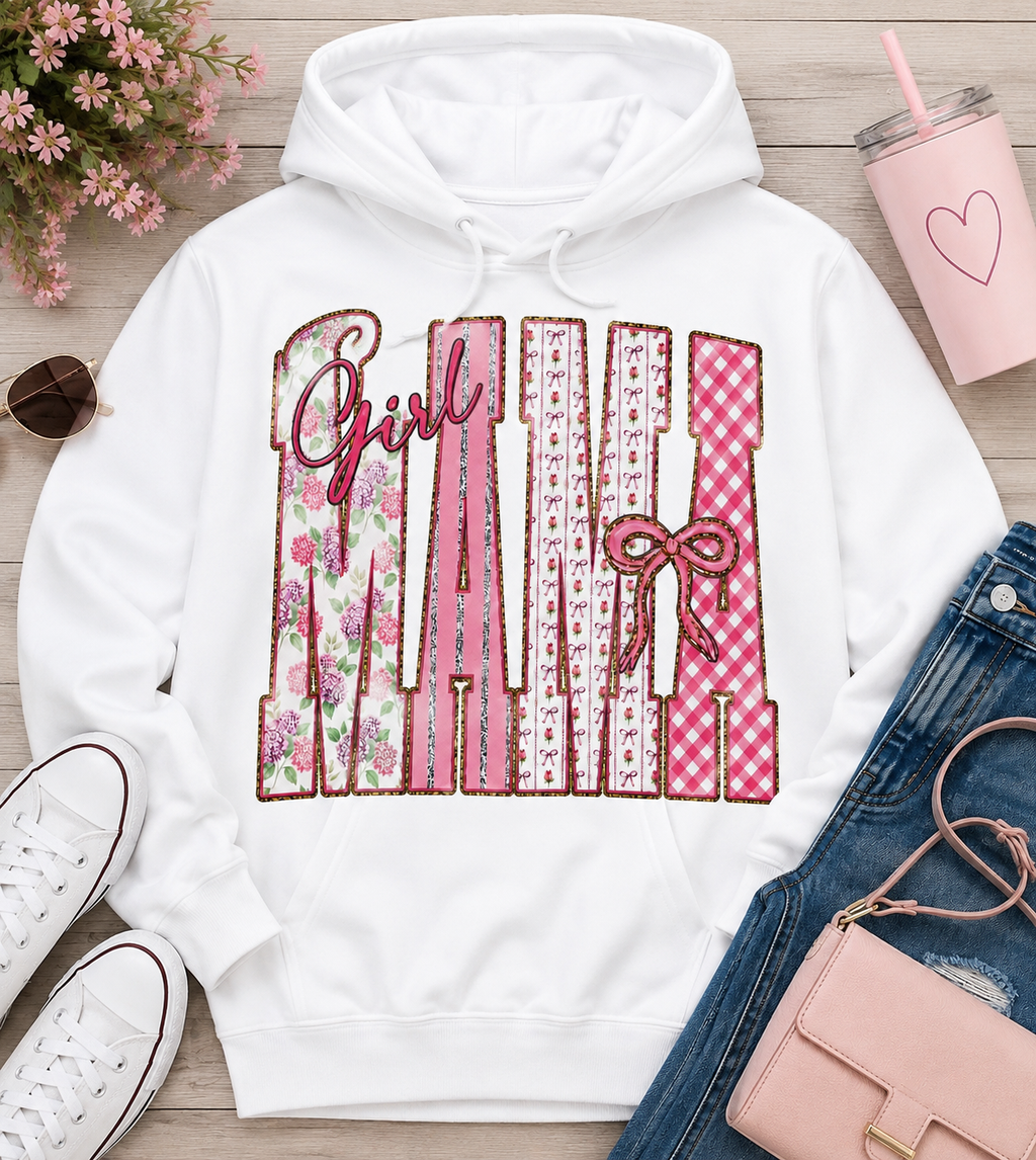 Girl Mama| Adult Graphic Shirt, Sweatshirt & Hoodie