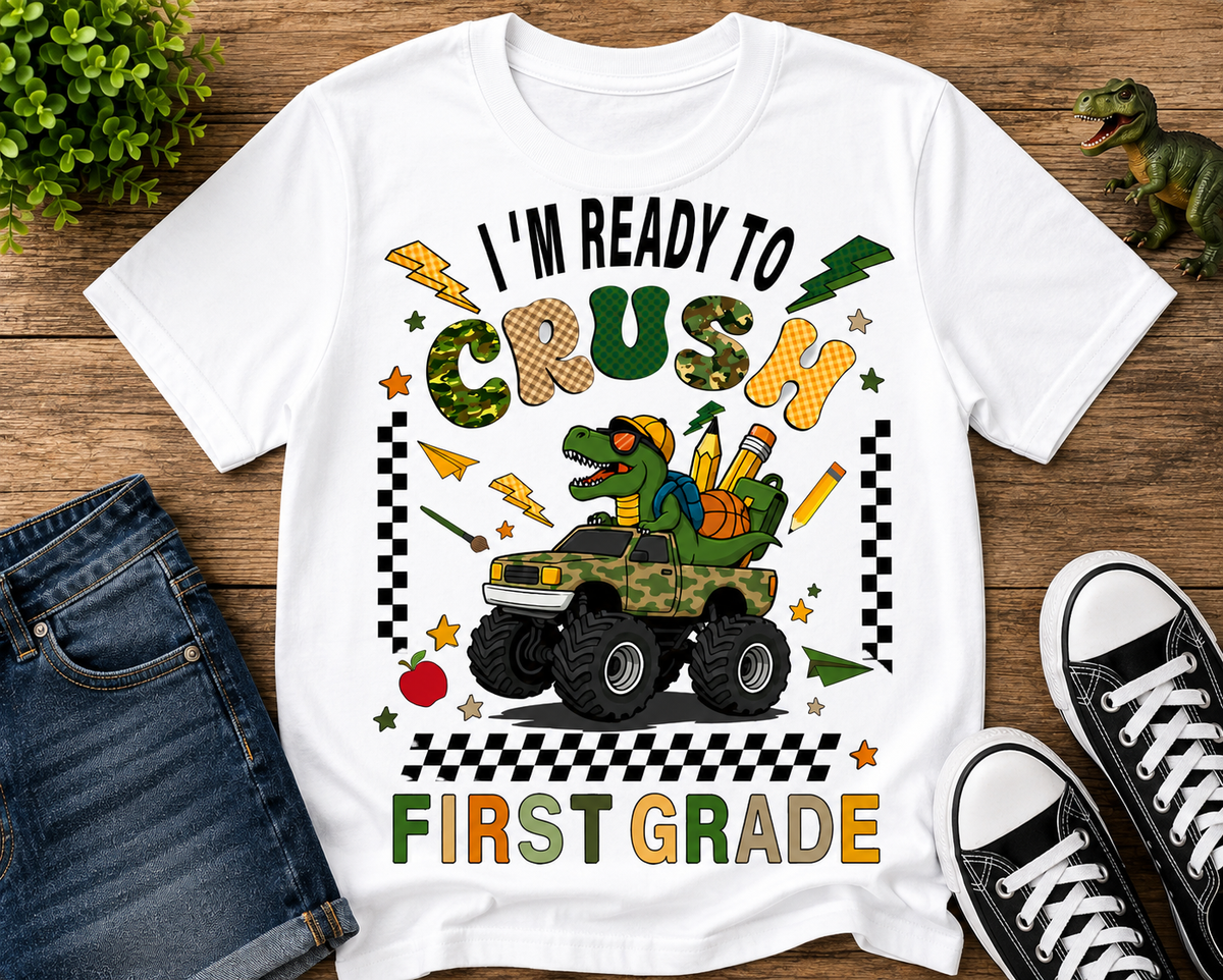Back To School First Grade| T-Shirt, Sweatshirt & Hoodie