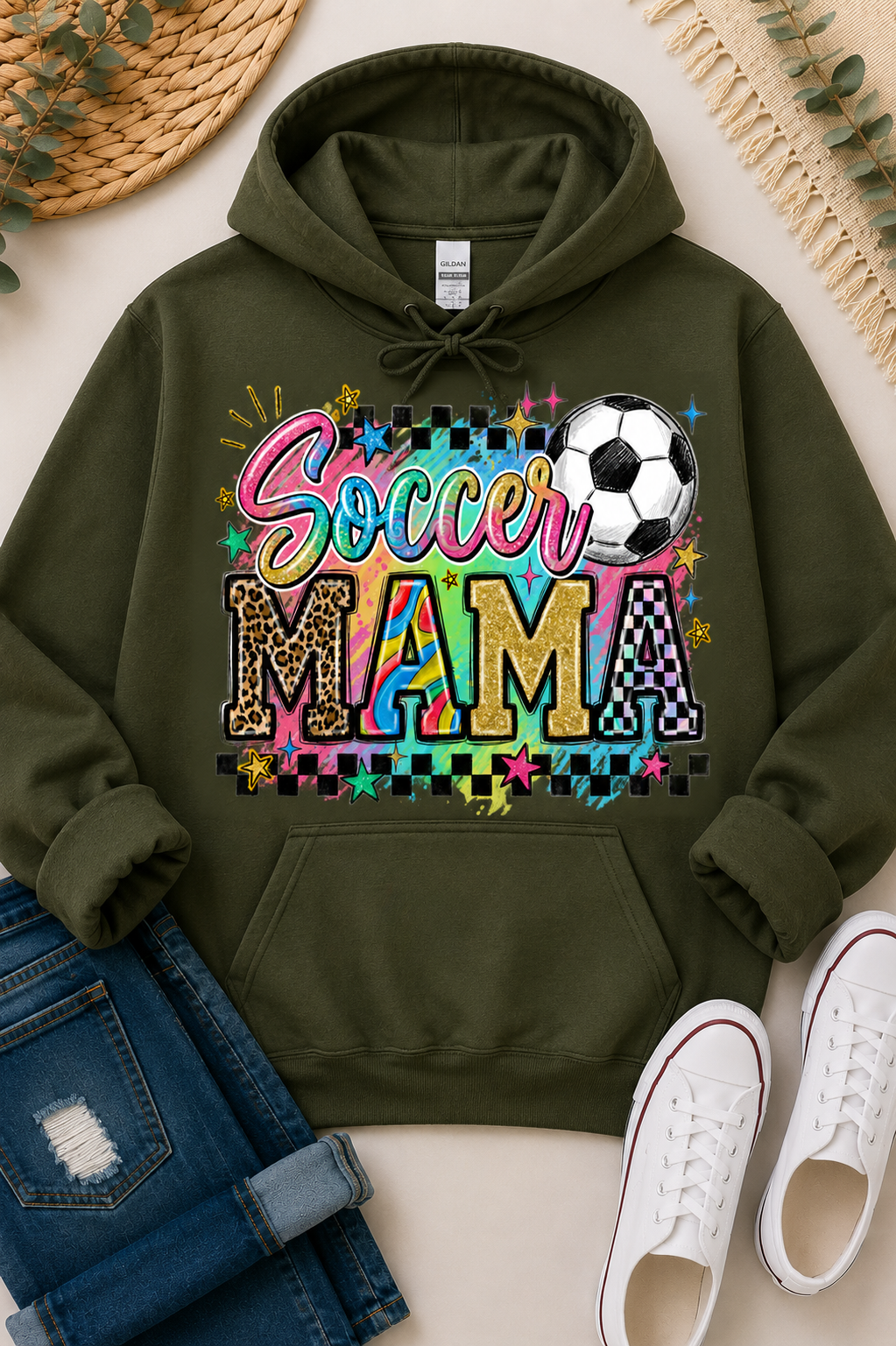 Soccer Mom | Adult Graphic Shirt, Sweatshirt & Hoodie