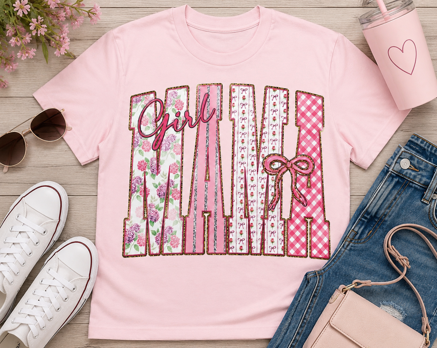 Girl Mama| Adult Graphic Shirt, Sweatshirt & Hoodie