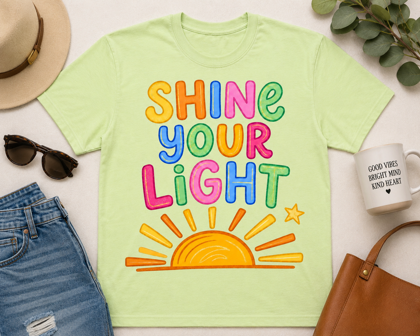 Shine Your Light| Adult Graphic T-Shirt, Sweatshirt & Hoodie