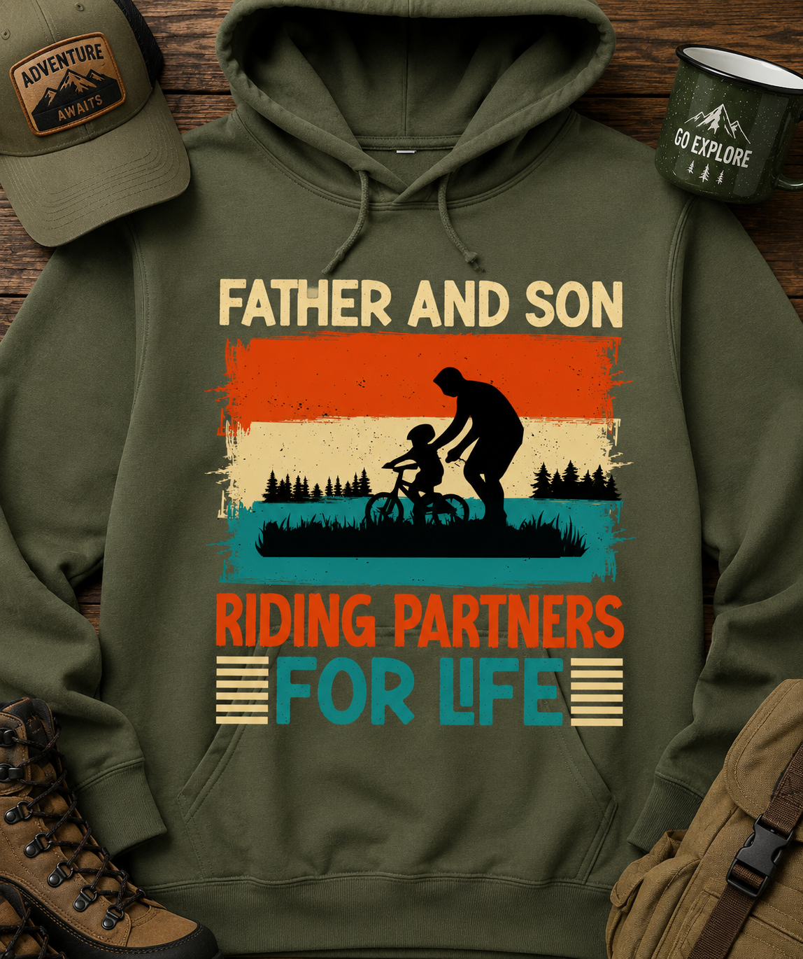4x4 Dad | Adult Graphic Shirt, Sweatshirt & Hoodie