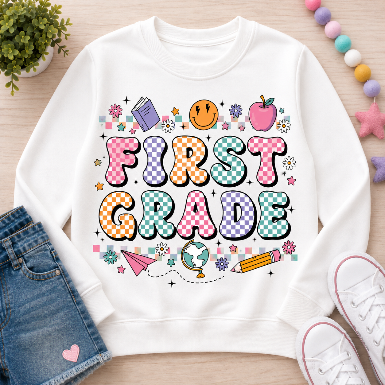 Back To School First Grade | T-Shirts, Sweatshirt & Hoodie
