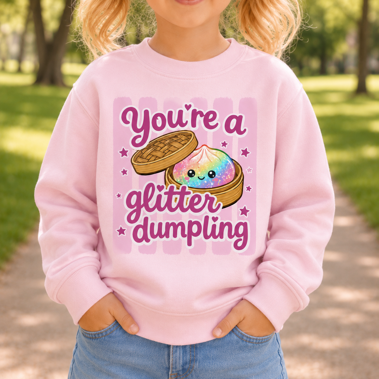 You’re a Glitter Dumpling|Kids Graphic T-Shirt, Sweatshirt & Hoodie