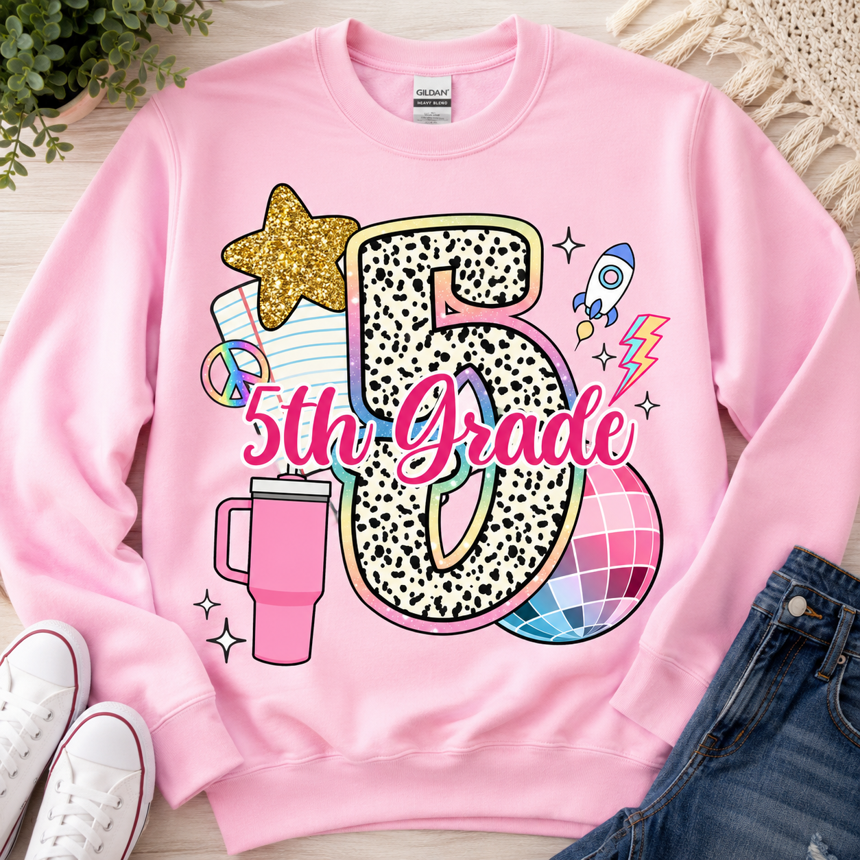 Back To School Fifth Grade | T-Shirts, Sweatshirt & Hoodie