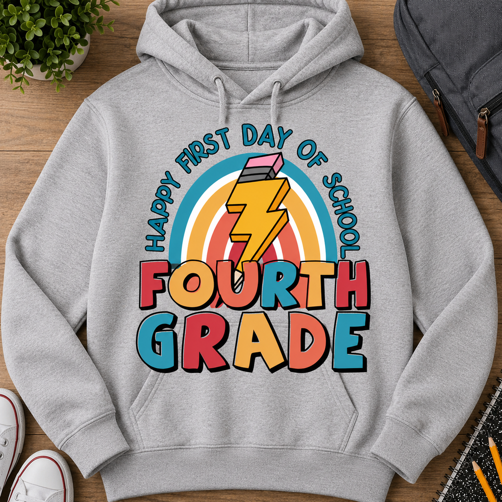 Back To School Fourth Grade | T-Shirts, Sweatshirt & Hoodie