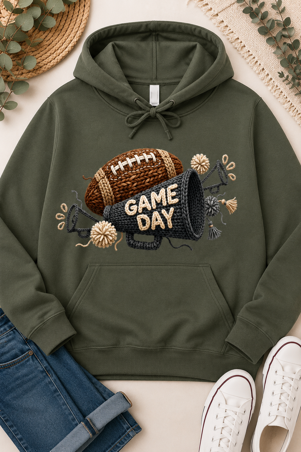 Game Day Football | Adult Graphic Shirt, Sweatshirt & Hoodie