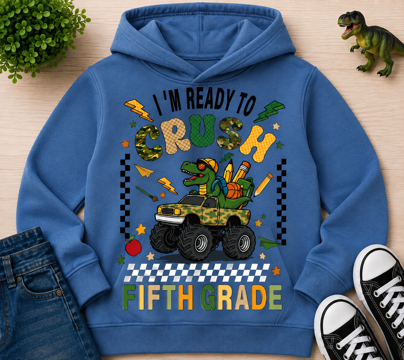 Back To School Fifth Grade| T-Shirts, Sweatshirt & Hoodie