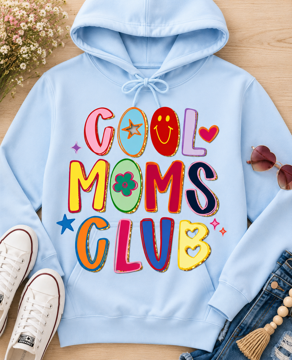 Cool Moms Club | Adult Graphic Shirt, Sweatshirt & Hoodie